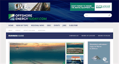 Desktop Screenshot of offshoreenergytoday.com