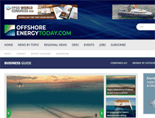 Tablet Screenshot of offshoreenergytoday.com
